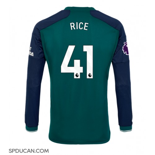 Muški Nogometni Dres Arsenal Declan Rice #41 Rezervni 2023-24 Dugi Rukav